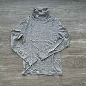 Women's Lightweight Gold Turtleneck Sweater
